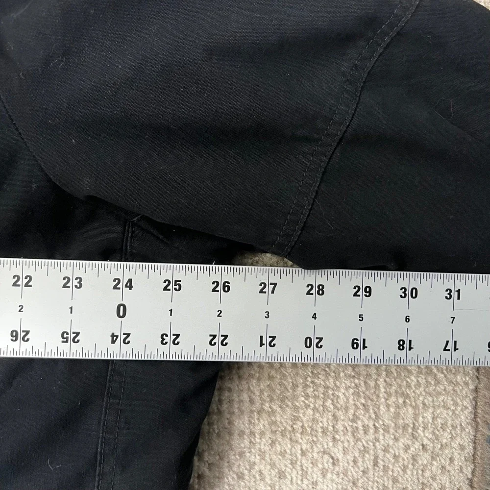 Levi's Black Cotton Hooded Utility Jacket Sherpa Lined Trucker Mens‎ Size XL